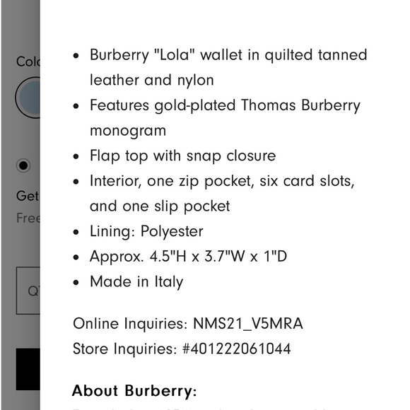Burberry wallet - Picture 8 of 8